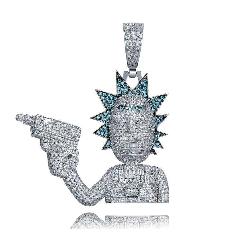 Iced Out Rick Pendant