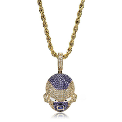 Iced Out Frieza Pendant