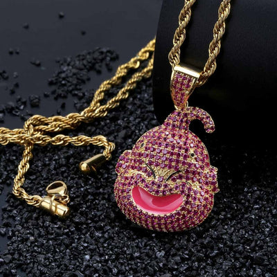 Iced Out Kid Buu Pendant