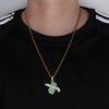 Iced Out Flying Cash Pendant