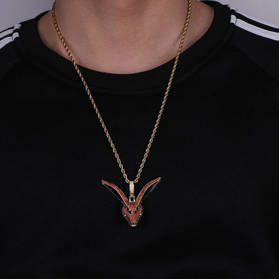 Iced Out Kurama Pendant