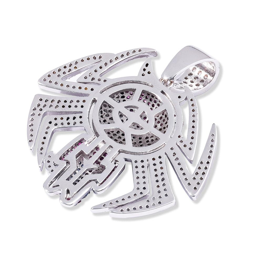 Iced out Spiderman Pendant