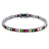 5MM Colorful Tennis Bracelet