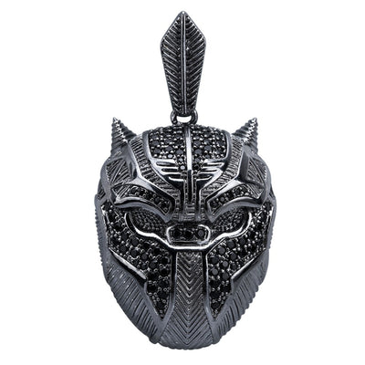 Iced Out Black Panther Pendant