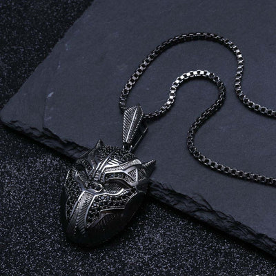 Iced Out Black Panther Pendant