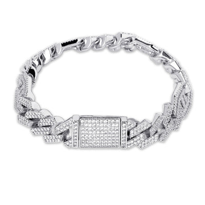 Iced Out Cuban Link Bracelet