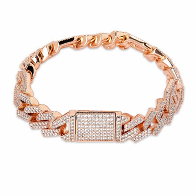 Iced Out Cuban Link Bracelet