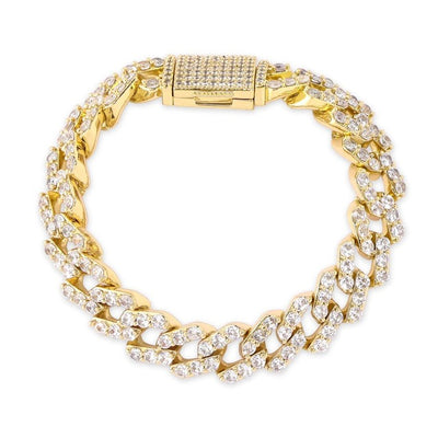 Iced Out 14MM Cuban Link Bracelet