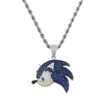 Iced Out Sonic Pendant