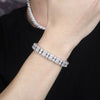 10mm Iced Double Row Tennis Bracelet