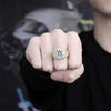 Iced Out Diamond Ring