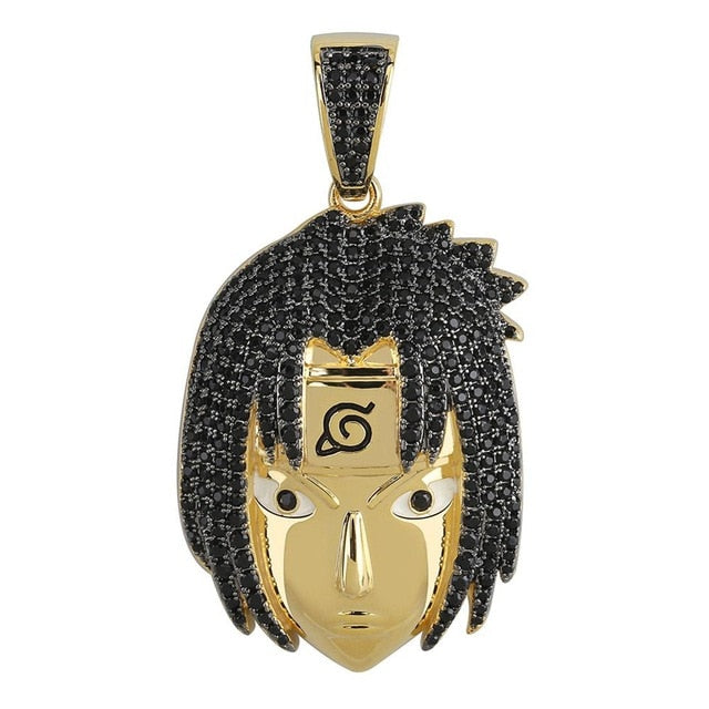 Iced Out Sasuke Uchiha Pendant