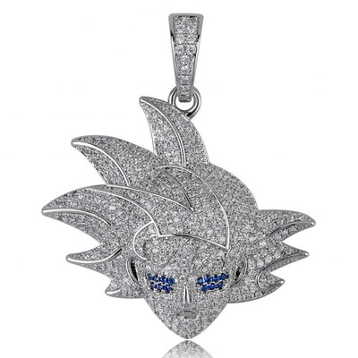 Iced Out Son Goku Pendant