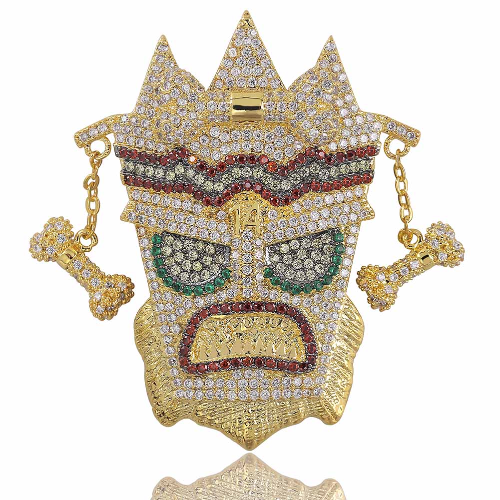 Iced Out Uka Uka Pendant