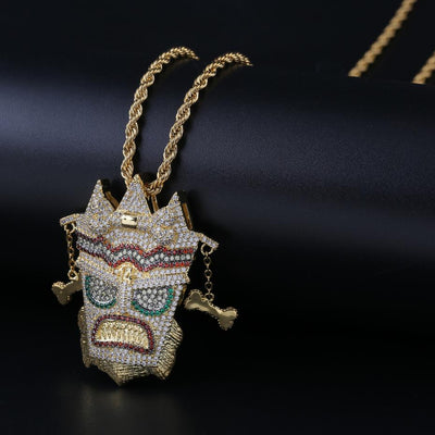 Iced Out Uka Uka Pendant