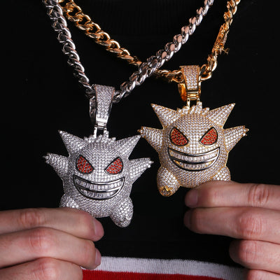 Iced Out Gengar Pendant