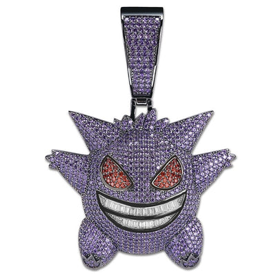 Iced Out Gengar Pendant