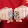 Iced Out US Dollar Ring