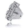 Iced Out US Dollar Ring